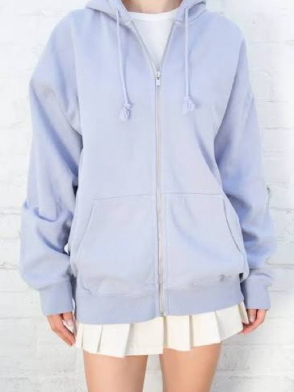 Light Blue Zip Up